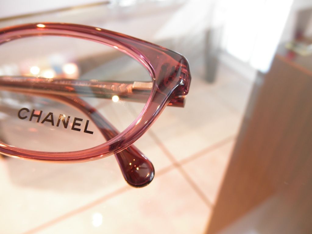 CHANEL シャネル Collection Perle 眼鏡(レンズ度入り) AY2795C Chanel Purple Frame Perle Collection Sunglasses | Yoogi's Closet