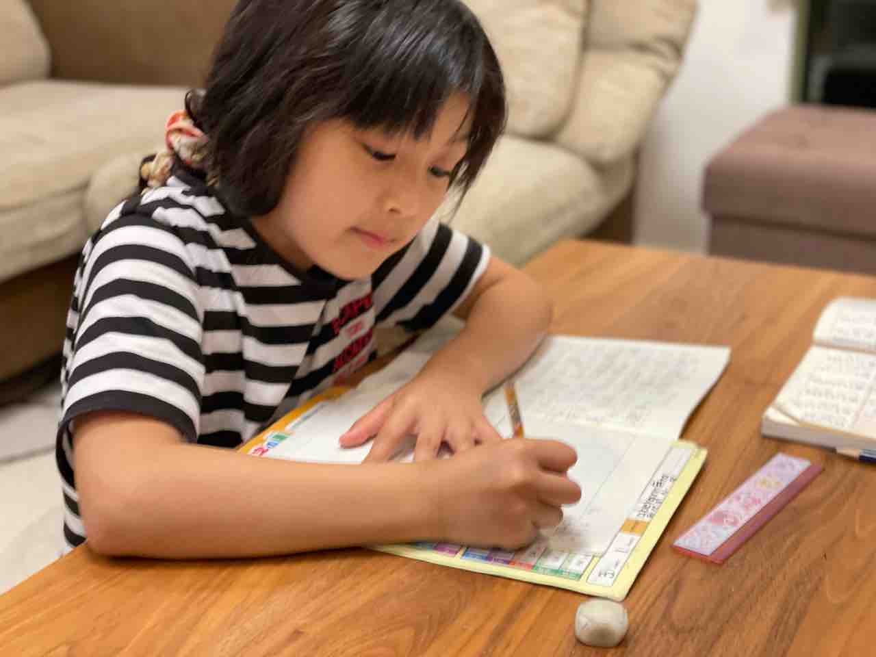 今日は５０問テスト日 毛筆特級昇格 かんな ゆうちゃん かんちゃん