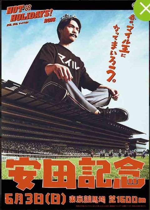 安田記念2018ポスター競馬予想は３頭ボックス予想