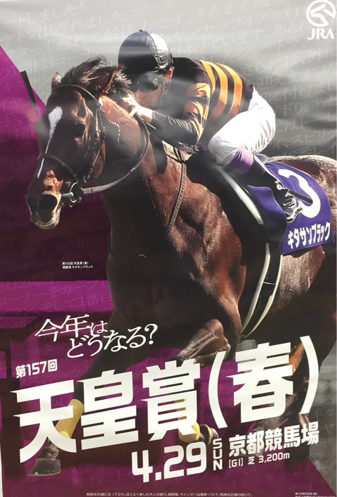 天皇賞・春2018ポスター競馬予想馬券的中