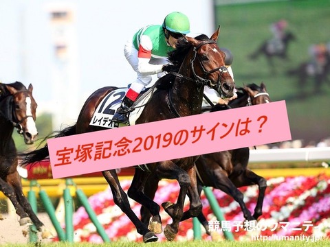 宝塚記念2019サイン馬券
