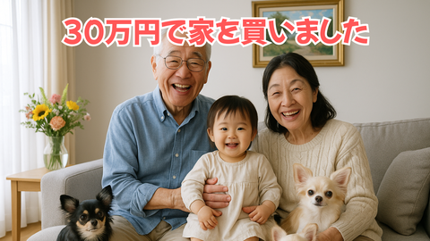 30万円で家を買いました