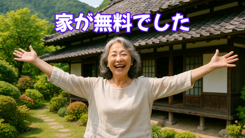 家が無料でした