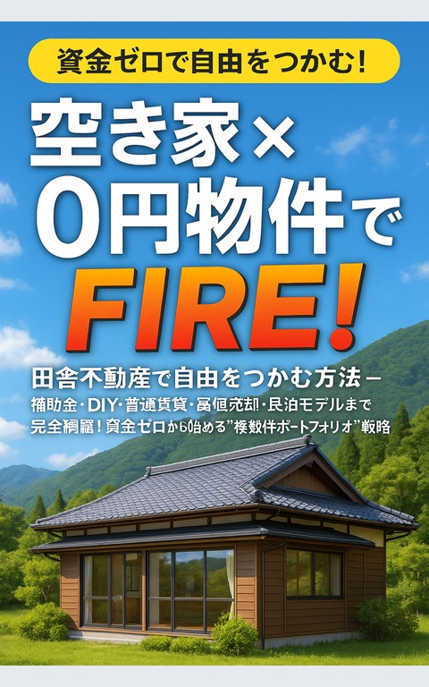 空き家✖０円物件でFIRE (1600 x 2560 px)