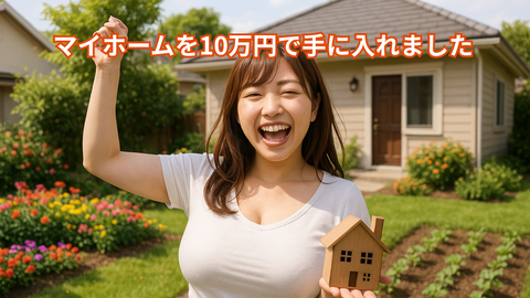 マイホームを10万円で手に入れました