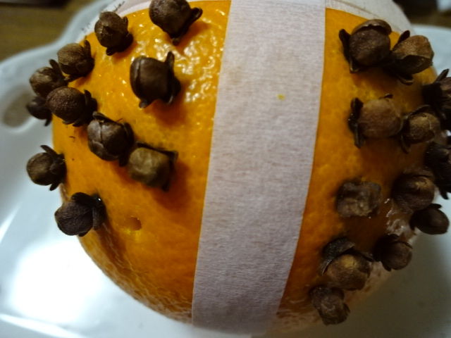 フルーツポマンダー作り オレンジ 工房 恵めぐ