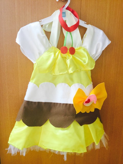 プリキュアアラモード キュアカスタード 手作り衣装 Meguのまいにち記録 4児ままの育児日記 プリキュアアラモード キュアカスタード 手作り衣装 Meguのまいにち記録 4児ままの育児日記