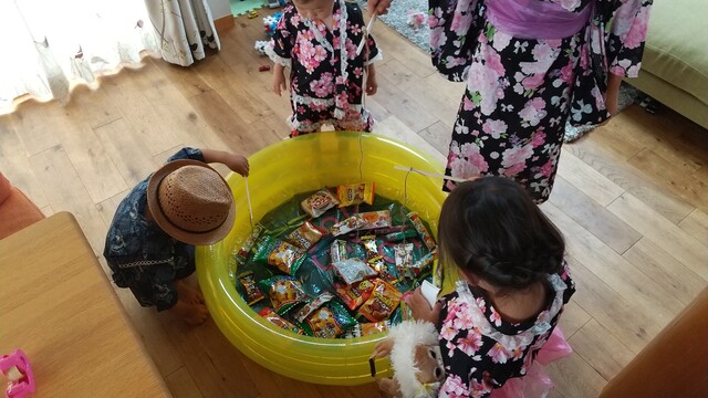 おうち縁日 お菓子釣り 作り方 ４児まま Megu の育児日記