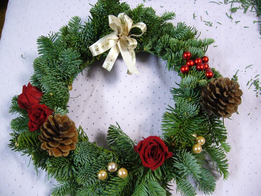 もみの木のクリスマスリース : 恵美の英語教室社長日記 ＋ コーチング ＋ α