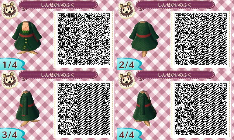 とび森 自作服のqrコードまとめ はじめてのおつかい