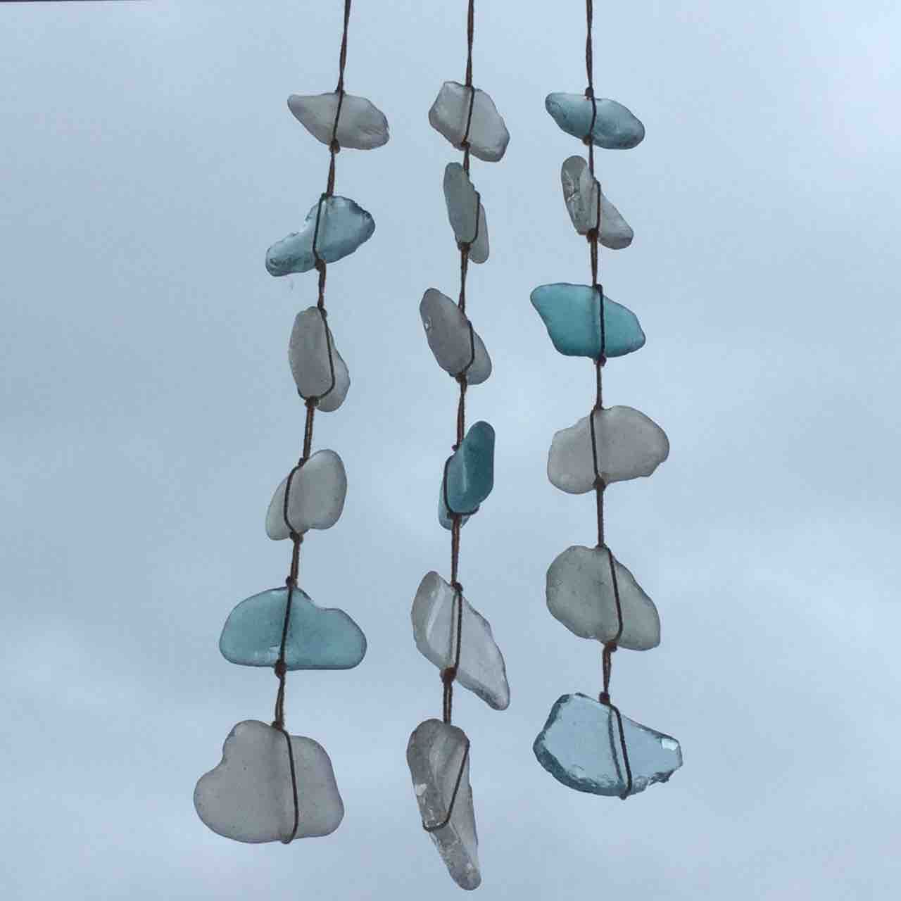 海からの贈り物でハンドメイド その4 流木とシーグラスのオーナメント ゆるゆる湘南日記