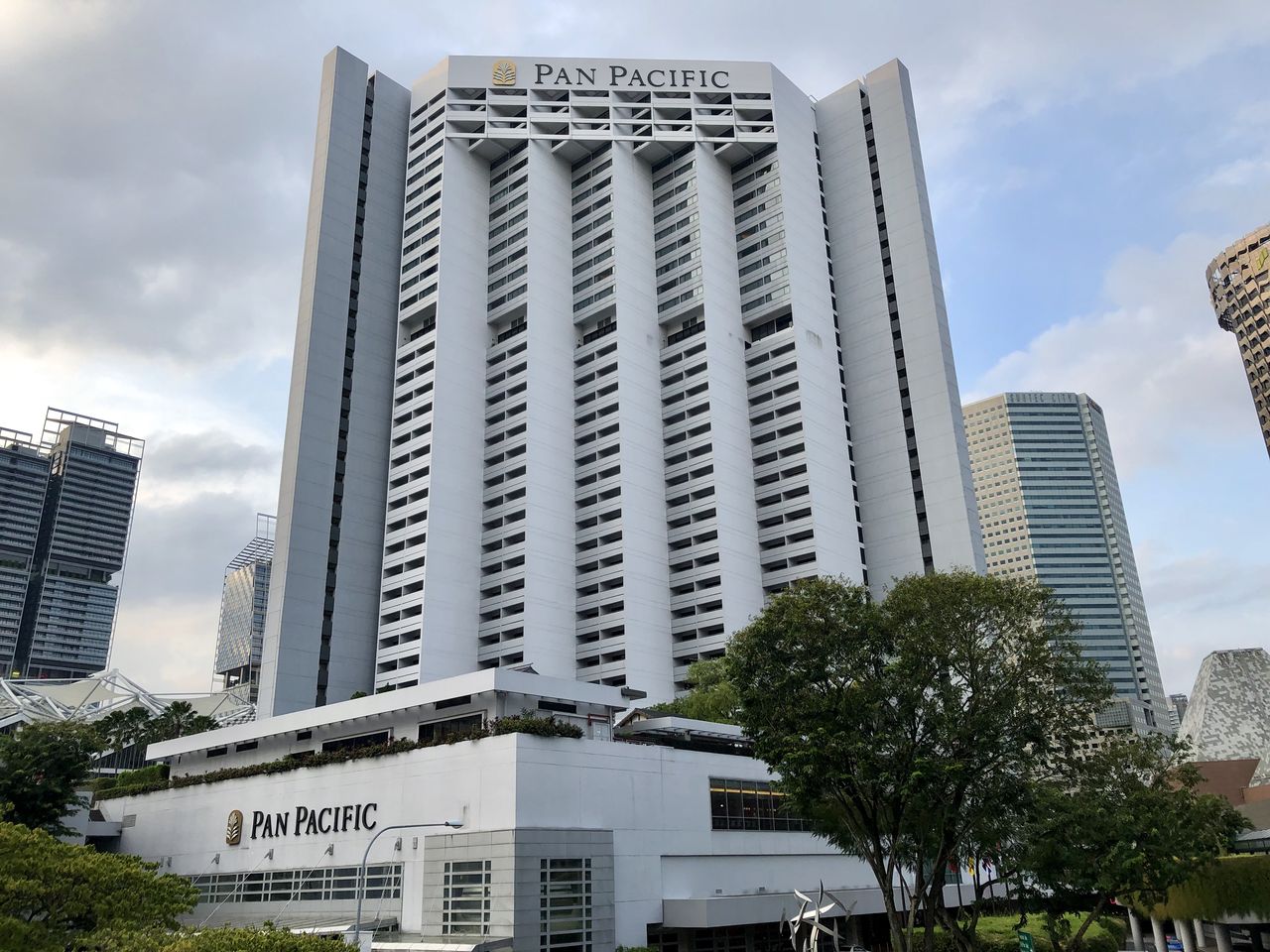 Pan Pacific Hotel シンガポール バルコニー付 マリーナベイビュールーム宿泊記 ホテル 時々シンガポール