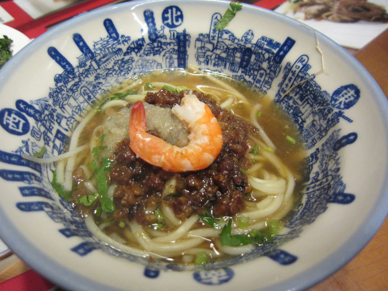 台南名物 擔仔麺 担仔麺 元祖 度小月 本店 100年以上の老舗 好吃 好酒 好台湾