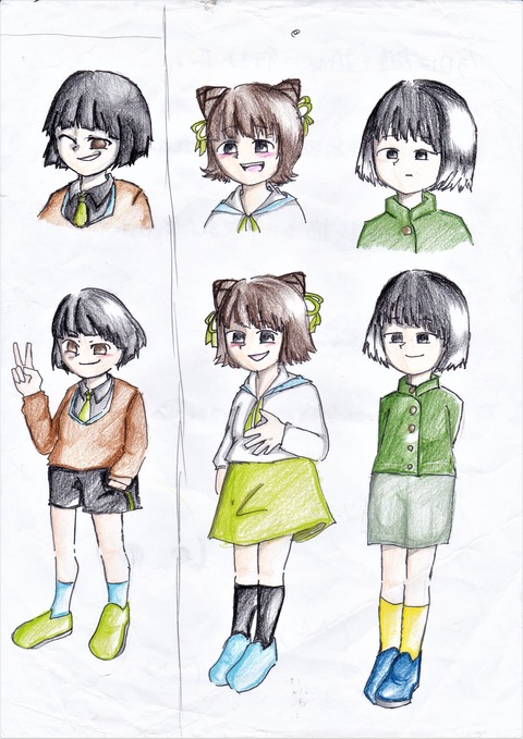 各キャラ立ち絵