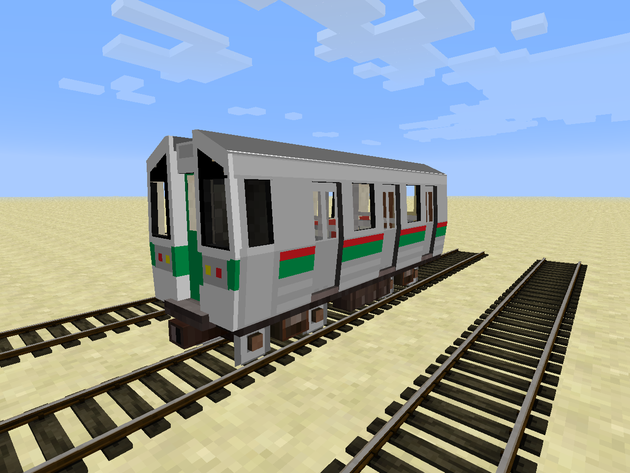 Traincraft用車両テクスチャの配布 日本風車両 マイクラで鉄道