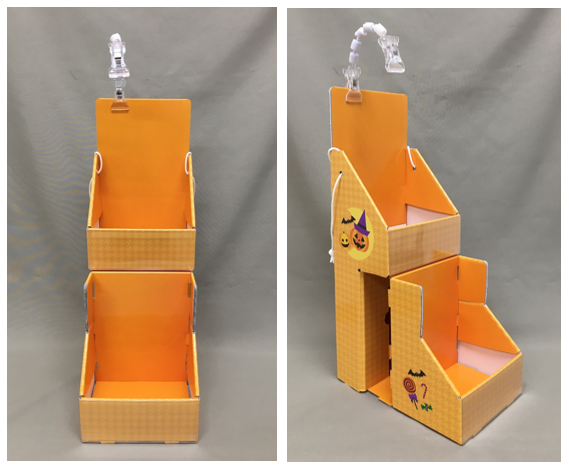 いろいろなお店で使える紙製什器 オレンジ 秋 で化粧品屋さんのpop作成 ワクワク販促探検ブログ