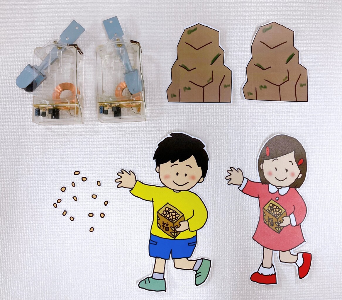 節分装飾 男の子と女の子の豆まきｐｏｐの作り方 ワクワク販促探検ブログ