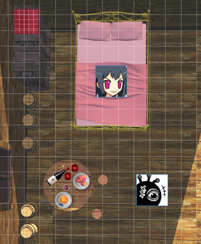 現在位置②：大目玉が案内された部屋