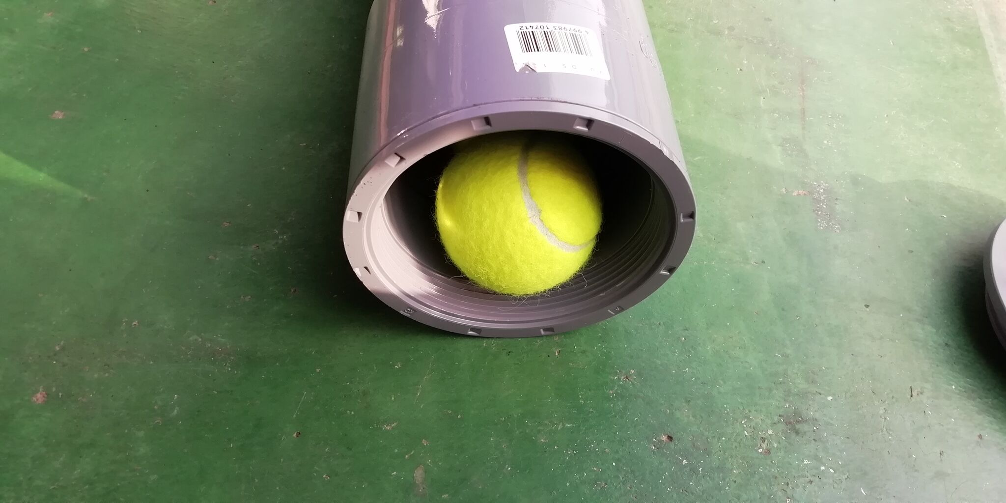 テニス【２本】テニスボール加圧器　17個収納可能　取り出しやすい75口径