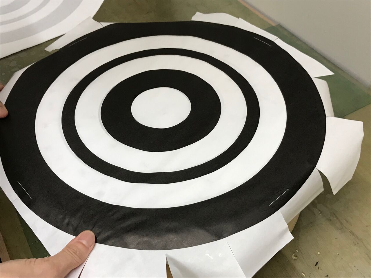 指導 的貼りの手順 目黒区弓道連盟 目黒支部会員 連絡用