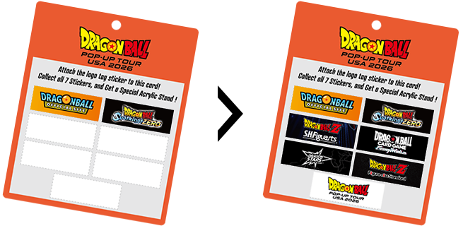ドラゴンボール POP-UP TOUR USA 2026 2026年2月6日よりアメリカ5か所