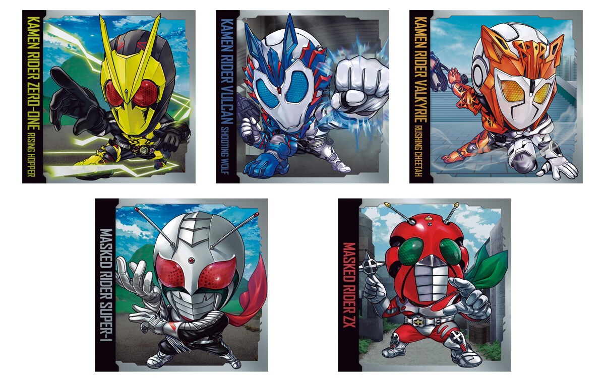 S.H.Figuarts 孫悟空＆龍-40周年記念Edition-　10個セット 仮面ライダーシリーズ シールウエハースvol.3 全33種 シール画像