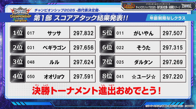 ドラゴンボールスーパーダイバーズ　チャンピオンシップ　日本一決定戦　限定Tシャツ ドラゴンボールスーパーダイバーズ チャンピオンシップ2025 日本