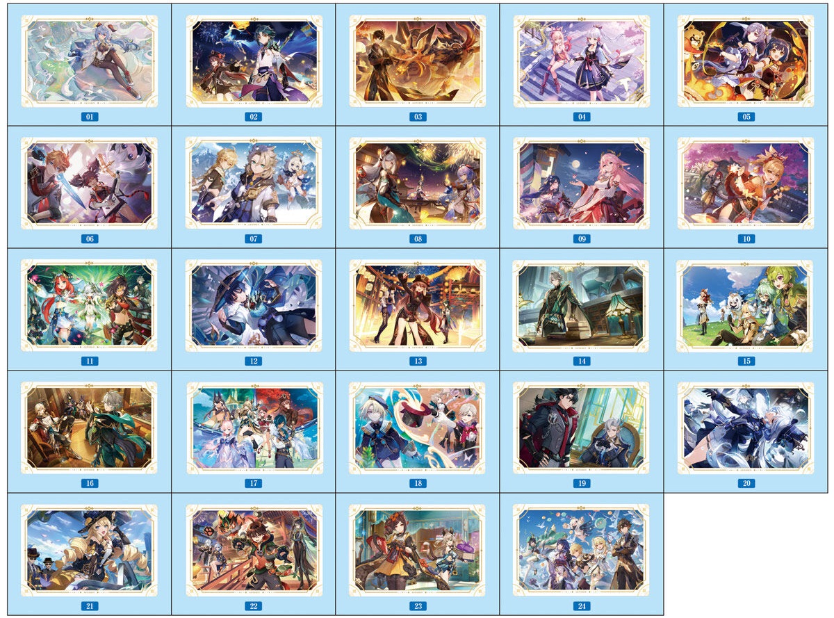 原神[Genshin] シールウエハース （食玩） BOX 2025年1月27日