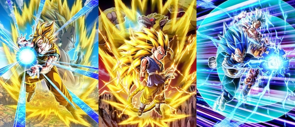 ドッカンバトル 新LR『SS3孫悟空(GT)(黄金大猿)』『SSGSSベジータ(進化
