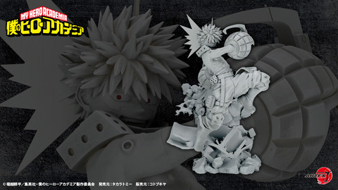 僕のヒーローアカデミア ARTFX J「爆豪勝己」「轟焦凍」 原型画像(2枚