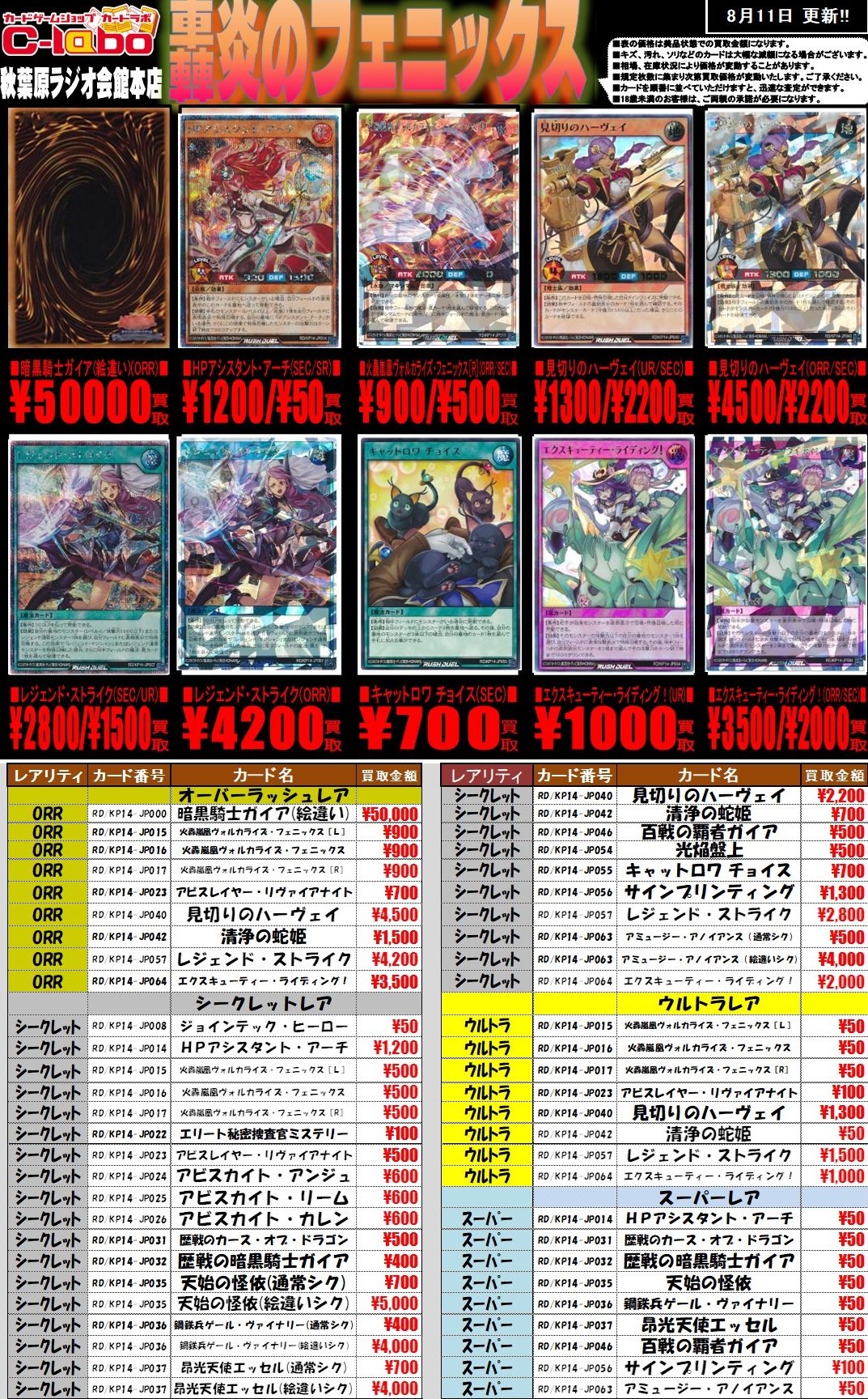 轟炎のフェニックス『暗黒騎士ガイア:オーバーラッシュレア 轟炎のフェニックス『暗黒騎士ガイア:オーバーラッシュレア