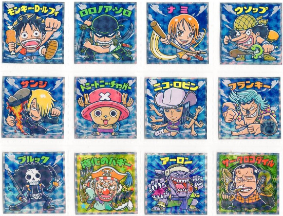 ワンピースマンチョコ 超新星編 新世界編 特別セット 全52種シール画像 遊戯王 ドラゴンボール通販予約情報局