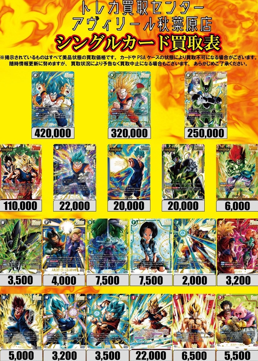 ドラゴンボールフュージョンワールド CROSS FORCE 発売2日目のメルカリ