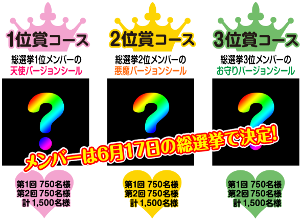 AKBックリマン」総選挙連動キャンペーン 限定ホログラムシールが当たる