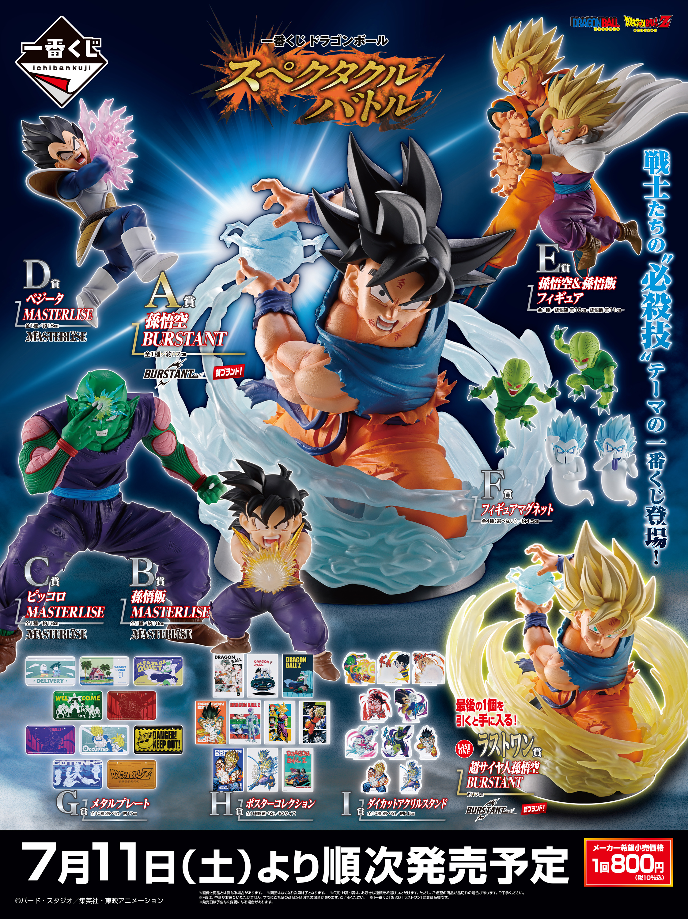 一番くじ ドラゴンボール スペクタクルバトル【別角度画像 追加】7月11