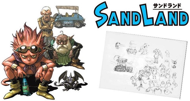 SAND LAND 完全版 裏面のカバーイラスト画像(高解像度) 追加 SAND LAND 完全版 裏面のカバーイラスト画像(高解像度) 追加