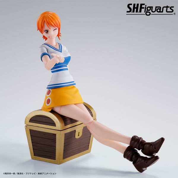 ワンピース ナミ ルフィ など　フィギュア 可動フィギュア「S.H.Figuarts」ルフィ＆ナミ -冒険の夜明け- 発売