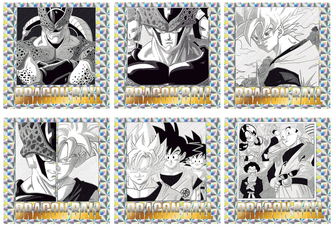 ドラゴンボール40周年記念 オリジナルイラストレーション シール