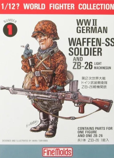 1/12 WORLD FIGHTER COLLECTION フィギュア5点セット 鳥山明氏デザインの兵士たちをプラモデル化！ファインモールド