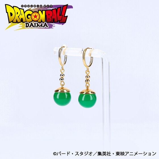 ドラゴンボール　ポタライヤリング 再販】ドラゴンボールDAIMA ポタラのピアス／イヤリング (界王神