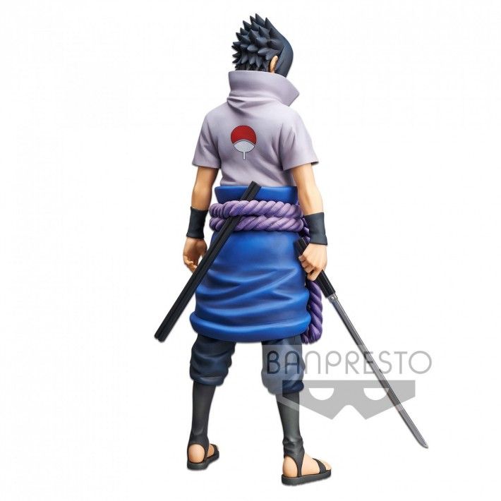 NARUTO-ナルト-疾風伝 Grandista Nero UCHIHA SASUKE (約26cm)【別角度