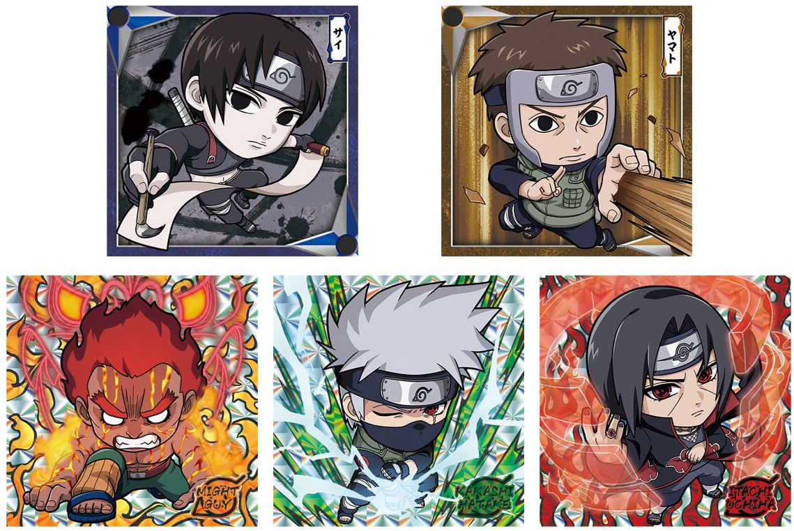 NARUTO-ナルト- 疾風伝 忍界シールウエハース 全36種 シール画像