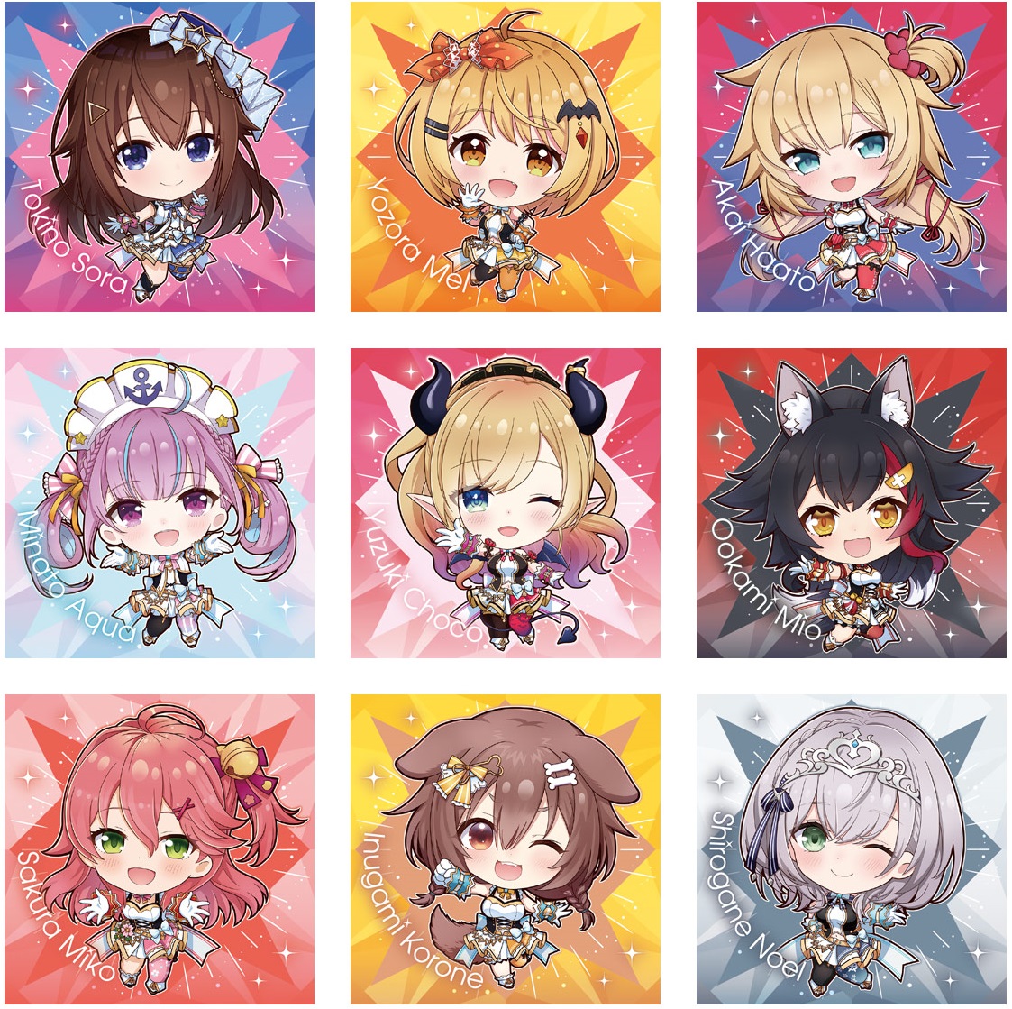 ホロライブ　ホロナツステッカーシール　ホロライブいたじゃがおまけシールまとめ売り イタジャガ ホロライブ vol.3｜発売日：2023年9月25日｜バンダイ