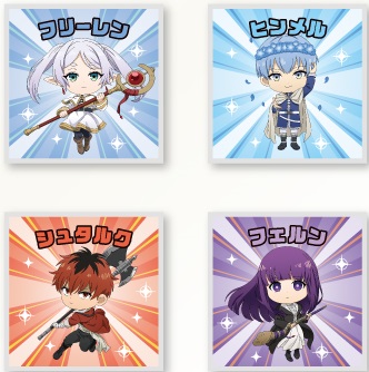 フリーレンマンチョコ【全20種のシール画像(表面/裏面)／シール