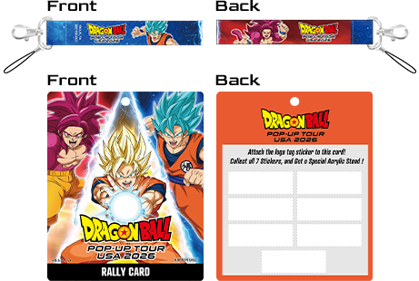 ドラゴンボール POP-UP TOUR USA 2026 2026年2月6日よりアメリカ5か所