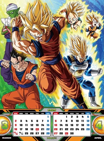 ドラゴンボール 2025年カレンダー【商品仕様・画像 公開】11月 ドラゴンボール 2025年カレンダー【商品仕様・画像 公開】11月