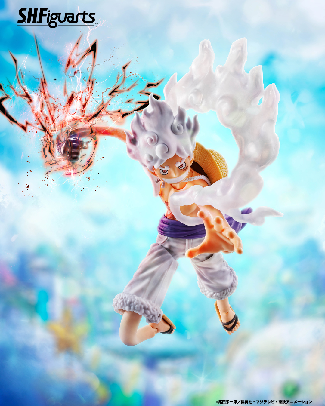 ワンピース S.H.Figuarts モンキー・D・ルフィ -ギア5 未来島エッグ