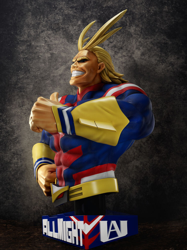僕のヒーローアカデミア オールマイト 1/1スケール 胸像フィギュア 
