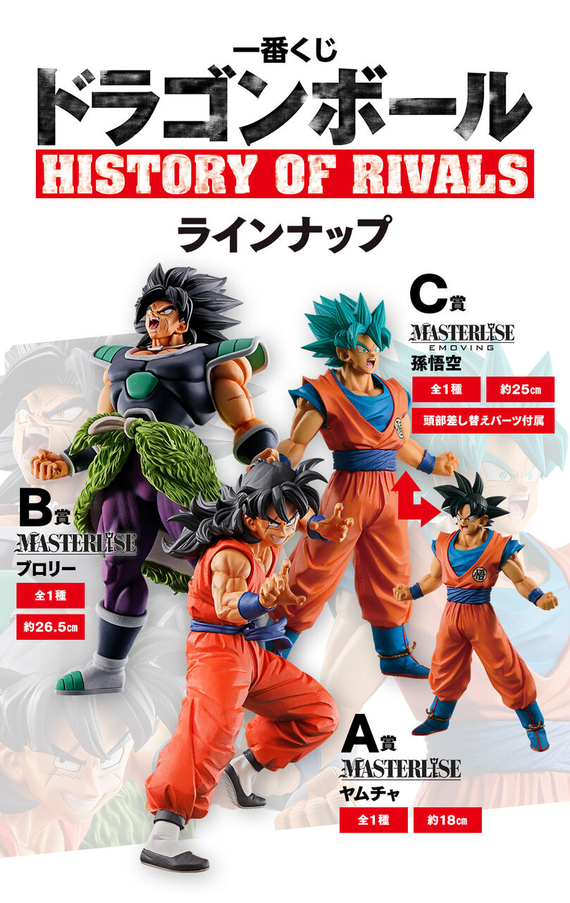 一番くじ ドラゴンボール History Of Rivals 取扱店舗の検索 追加 5 15更新 遊戯王 ドラゴンボール通販予約情報局