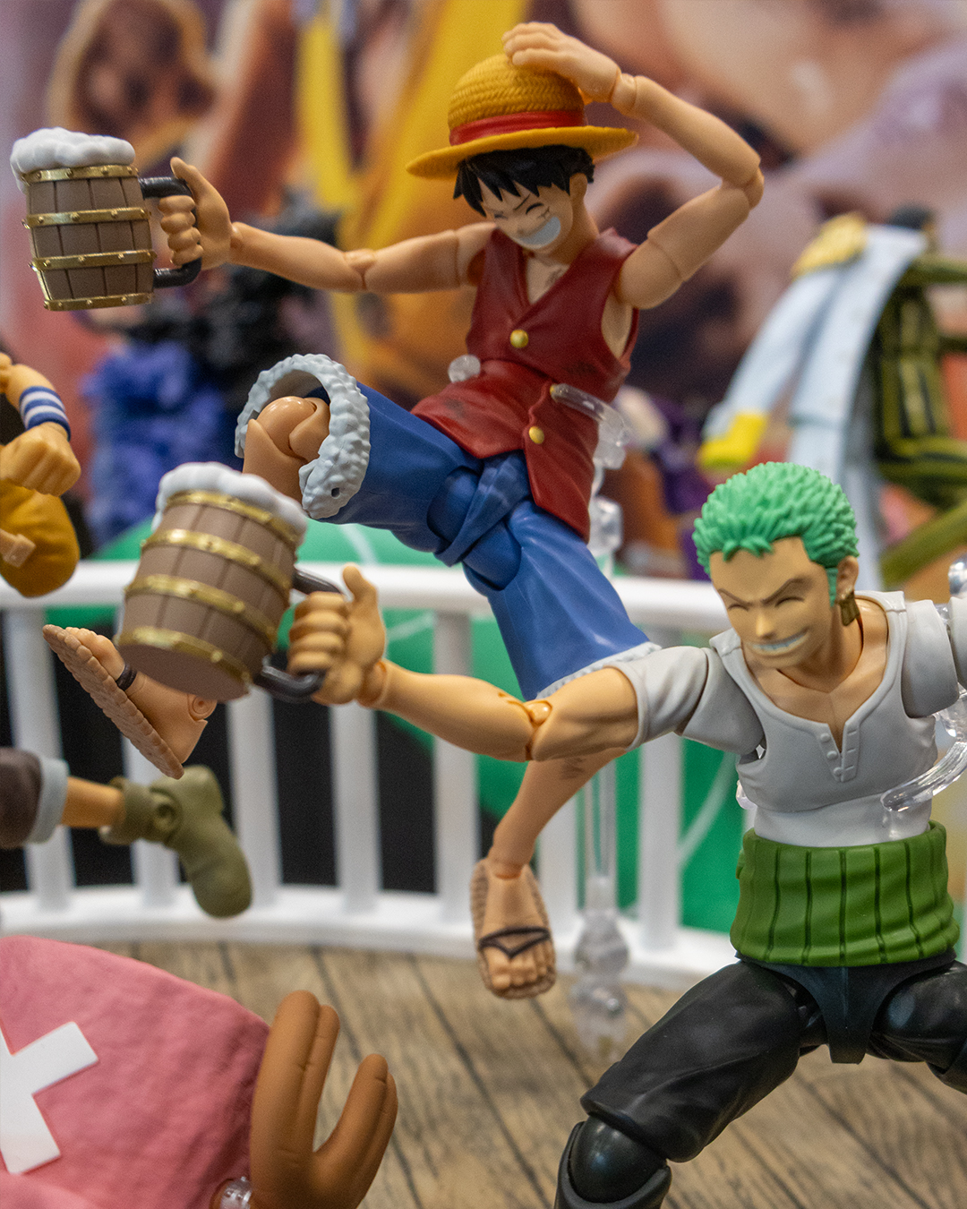 ワンピース S.H.Figuarts 宴セット -麦わらの一味-【商品仕様・画像